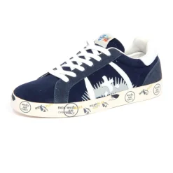 Andy Lace Kids Shoes Navy Suede