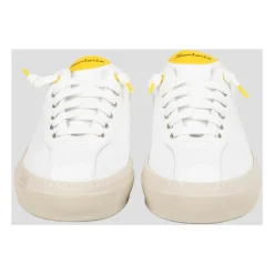 Baskets basses en cuir
