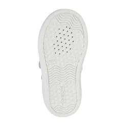 Baskets Blanches Argent Enfant
