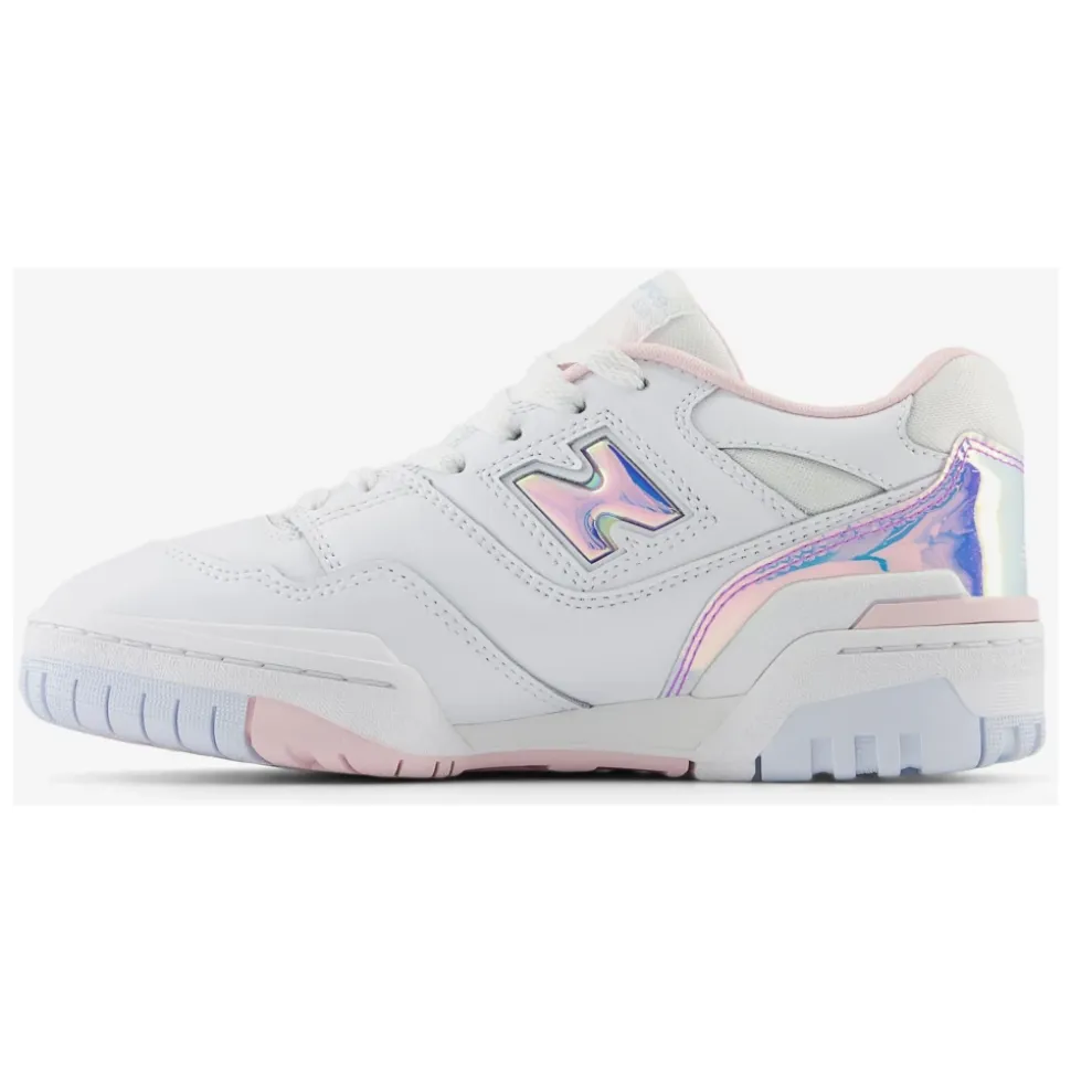 Baskets blanches 550 avec logo N
