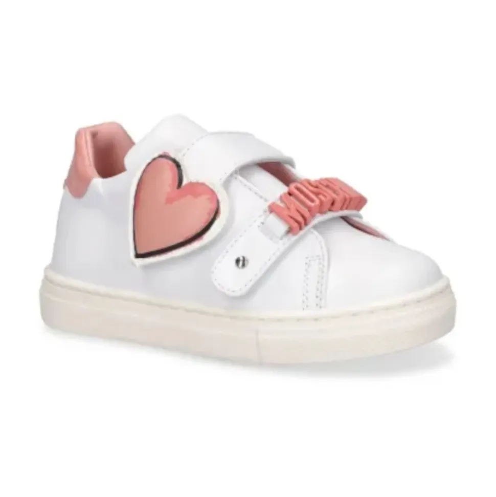 Baskets blanches basses pour enfants