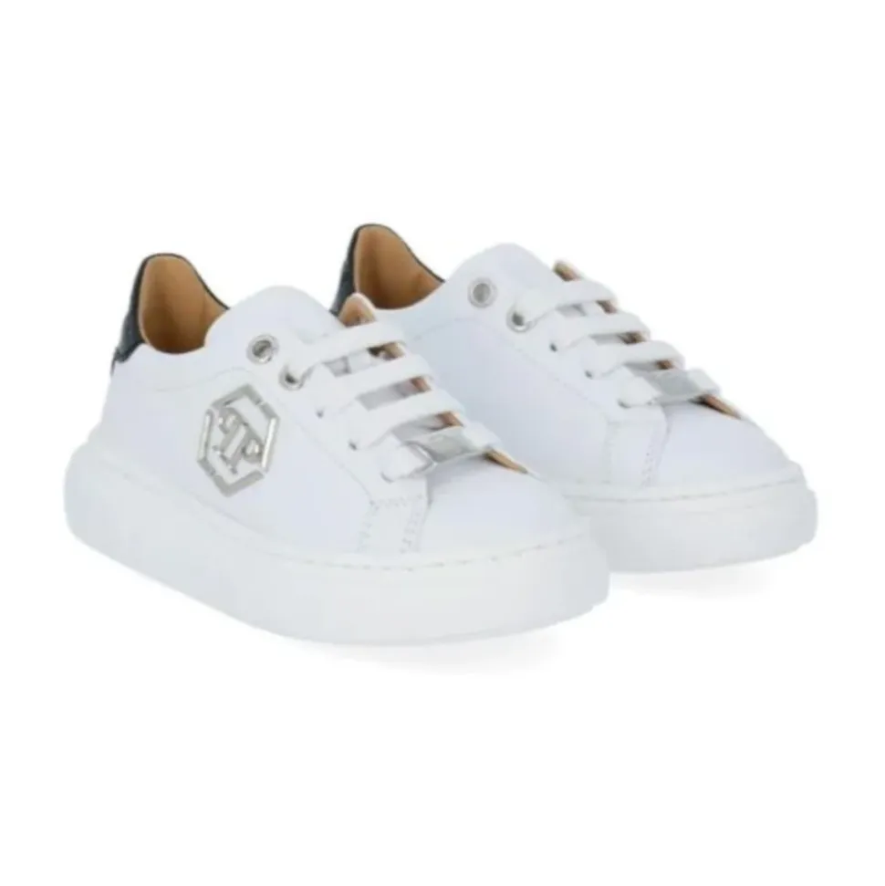 Baskets blanches basses pour enfants
