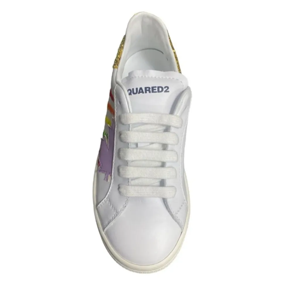 Baskets blanches basses pour enfants