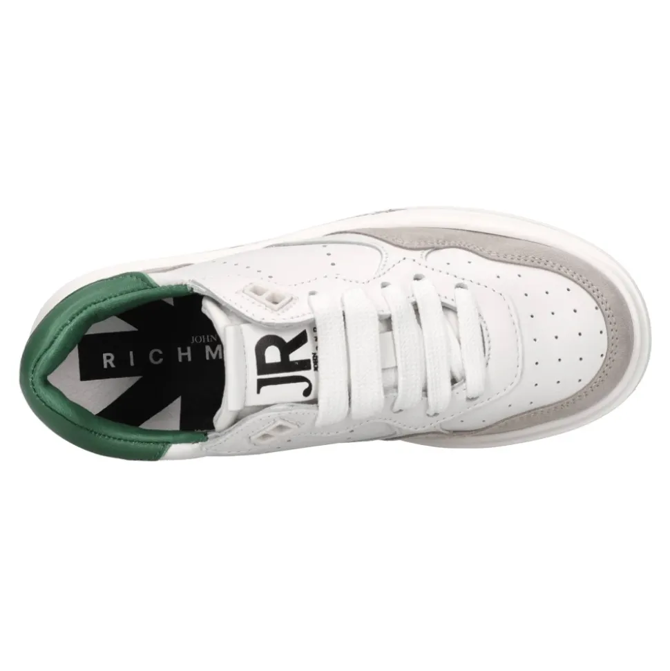 Baskets en cuir et daim