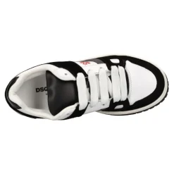 Baskets en cuir et daim