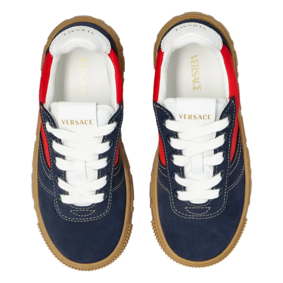 Baskets en Daim et Nylon Greca