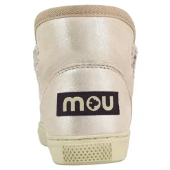Baskets Enfants Rose Lurex Slip-On