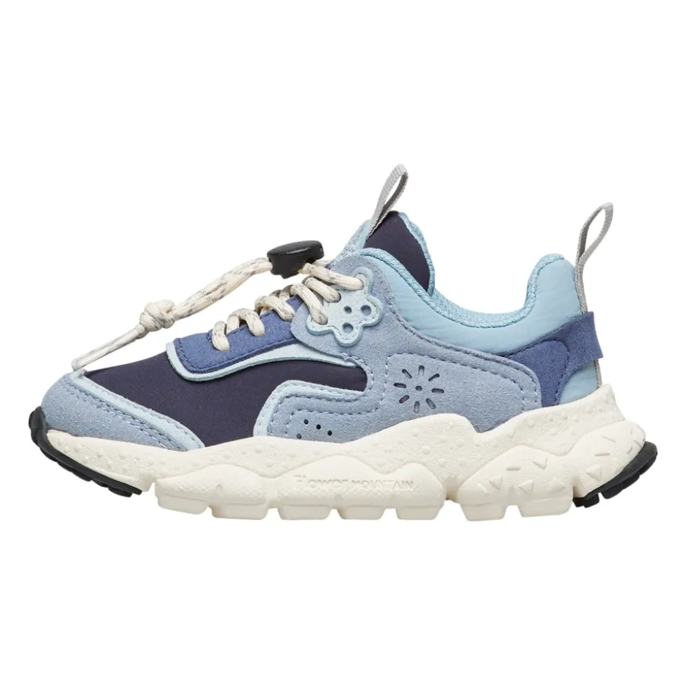 Baskets en similicuir et tissu technique DOI JUNIOR.