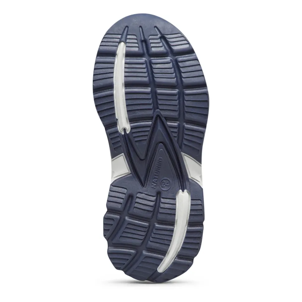 Baskets en similicuir et tissu WAVE.
