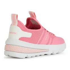 Baskets Fille Corail Blanc