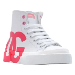 Baskets montantes en cuir