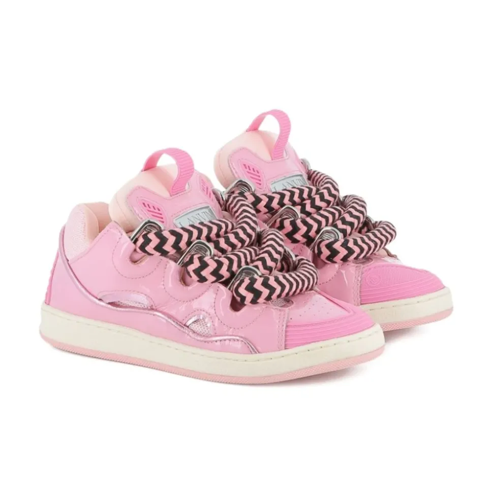 Baskets Roses avec Lacets