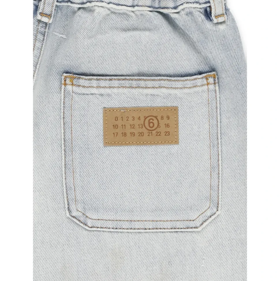 Belt Loops Denim Shorts