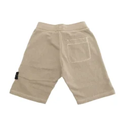 Bermuda Beige avec Écusson Logo