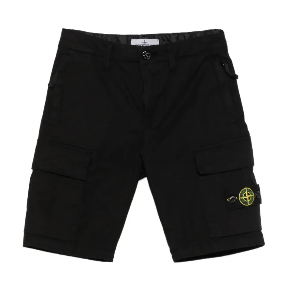 Bermuda en coton avec poches cargo