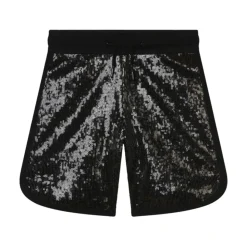 Bermuda à Sequins Brodés
