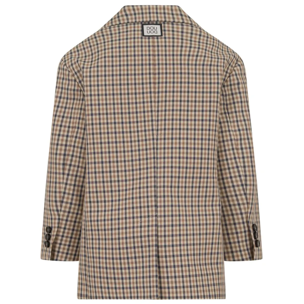 Blazer à carreaux