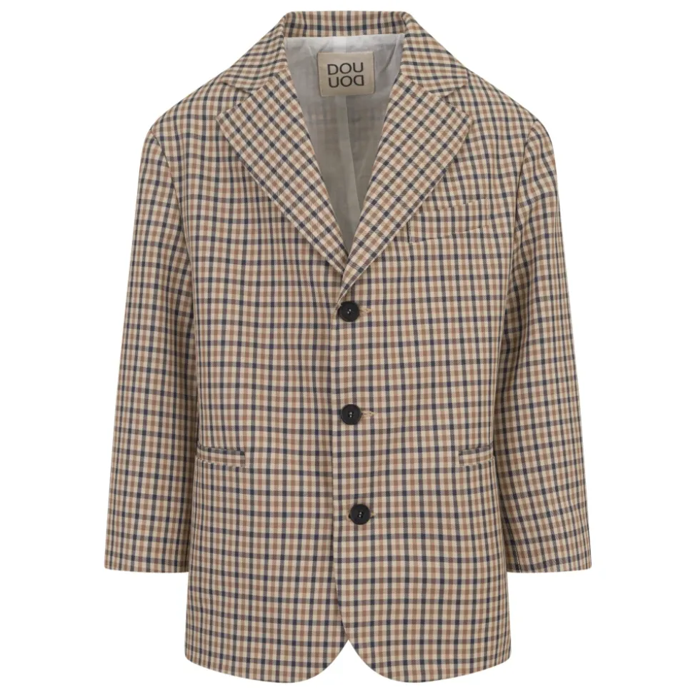 Blazer à carreaux