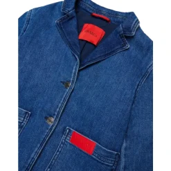 Blazer denim logo