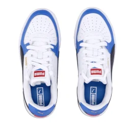 Block Jr Basket Basse Blanc/Bleu/Noir