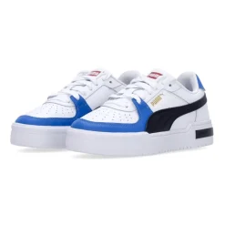 Block Jr Basket Basse Blanc/Bleu/Noir