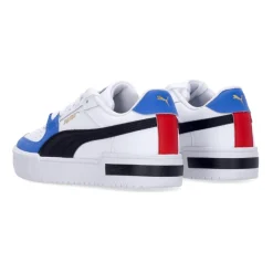 Block Jr Basket Basse Blanc/Bleu/Noir