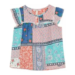 Blouse Ethnique Susan avec Détails en Dentelle