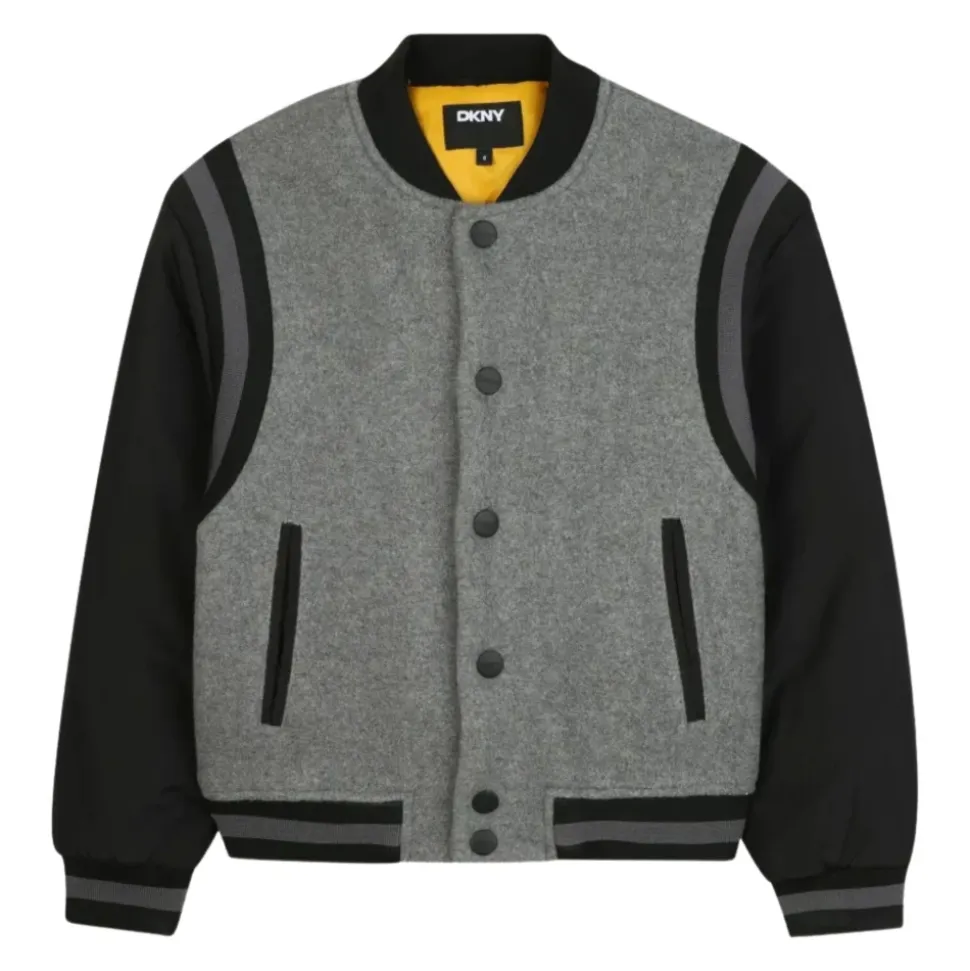 Blouson Aviateur à Logo Brodé