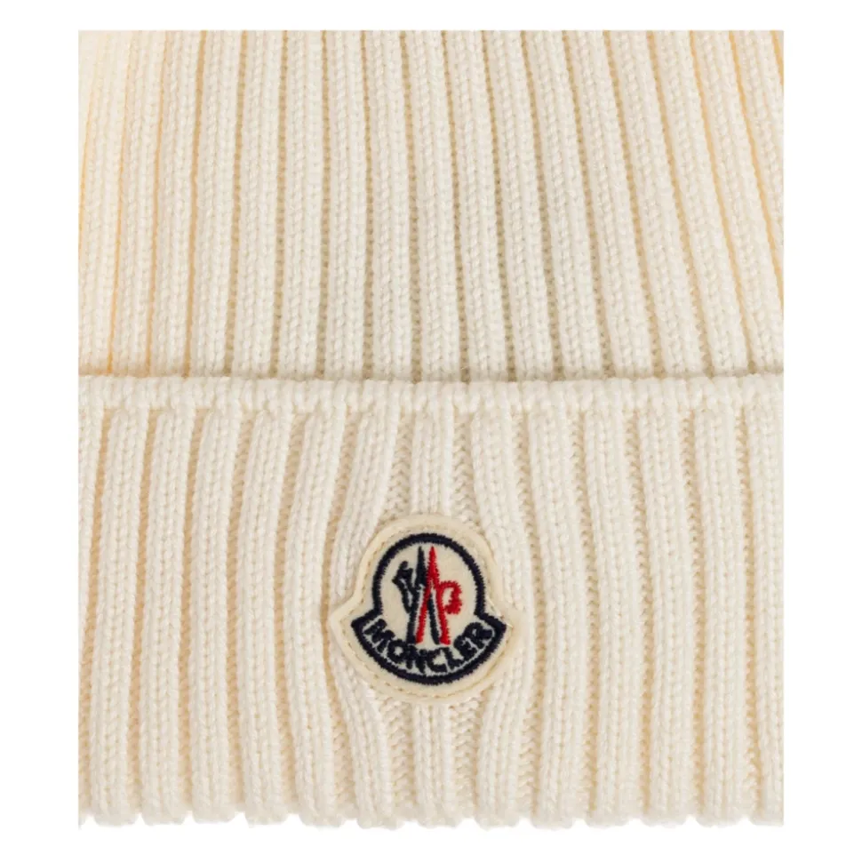 Bonnet en laine avec logo