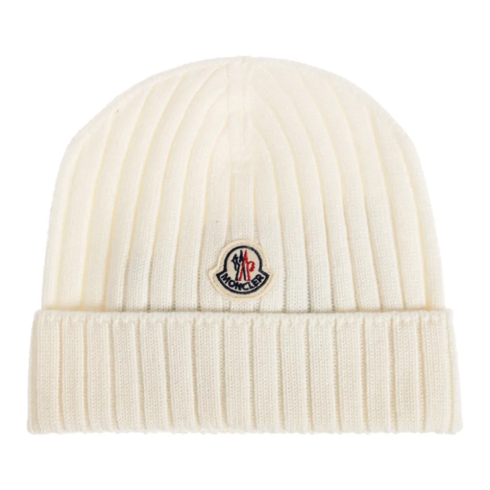 Bonnet en laine avec logo