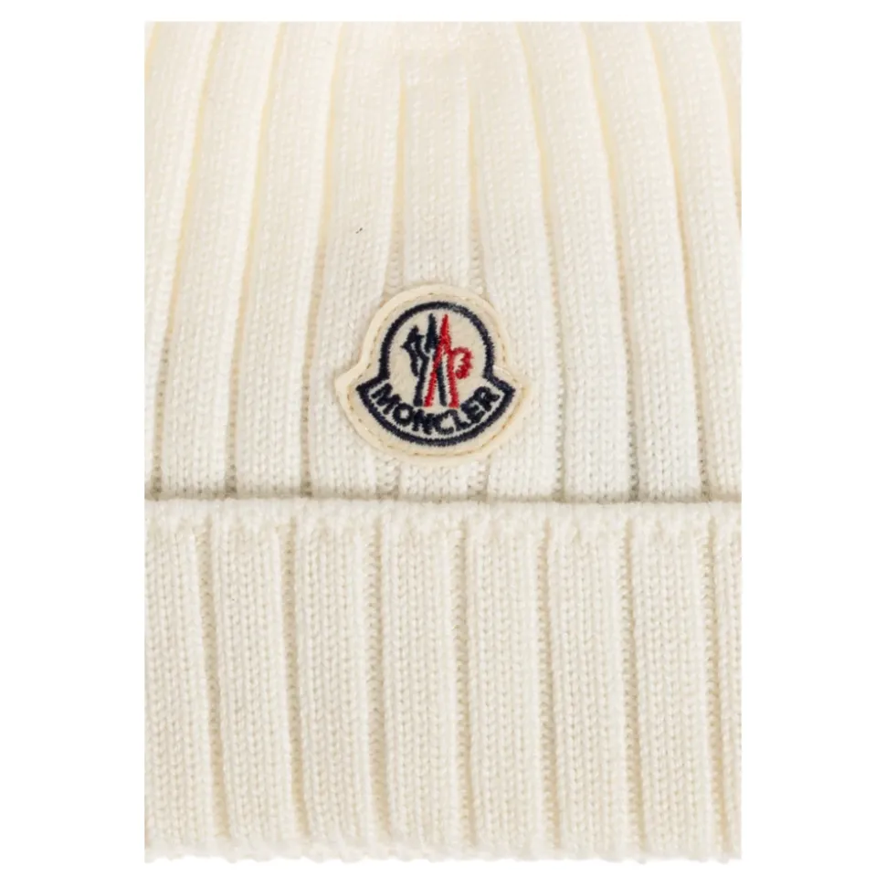 Bonnet en laine avec logo