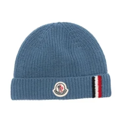 Bonnet en laine à bordure tricolore
