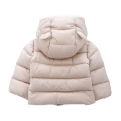 Borgan Veste matelassée à capuche et bordure en peluche