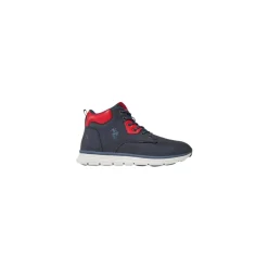 Bottes Basiques Enfant Bleu en Éco-Cuir