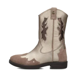 Bottes de Cow-Boy pour Filles avec Look Métallique