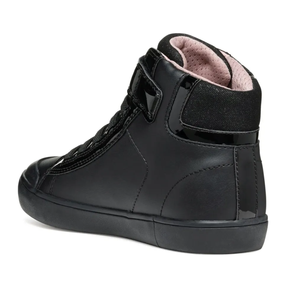 Bottes Enfant Noires Vieux Rose Geox
