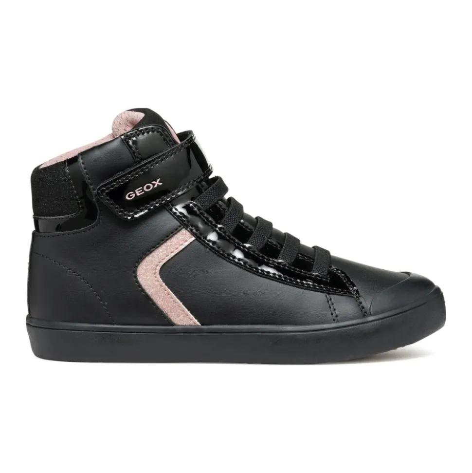 Bottes Enfant Noires Vieux Rose Geox