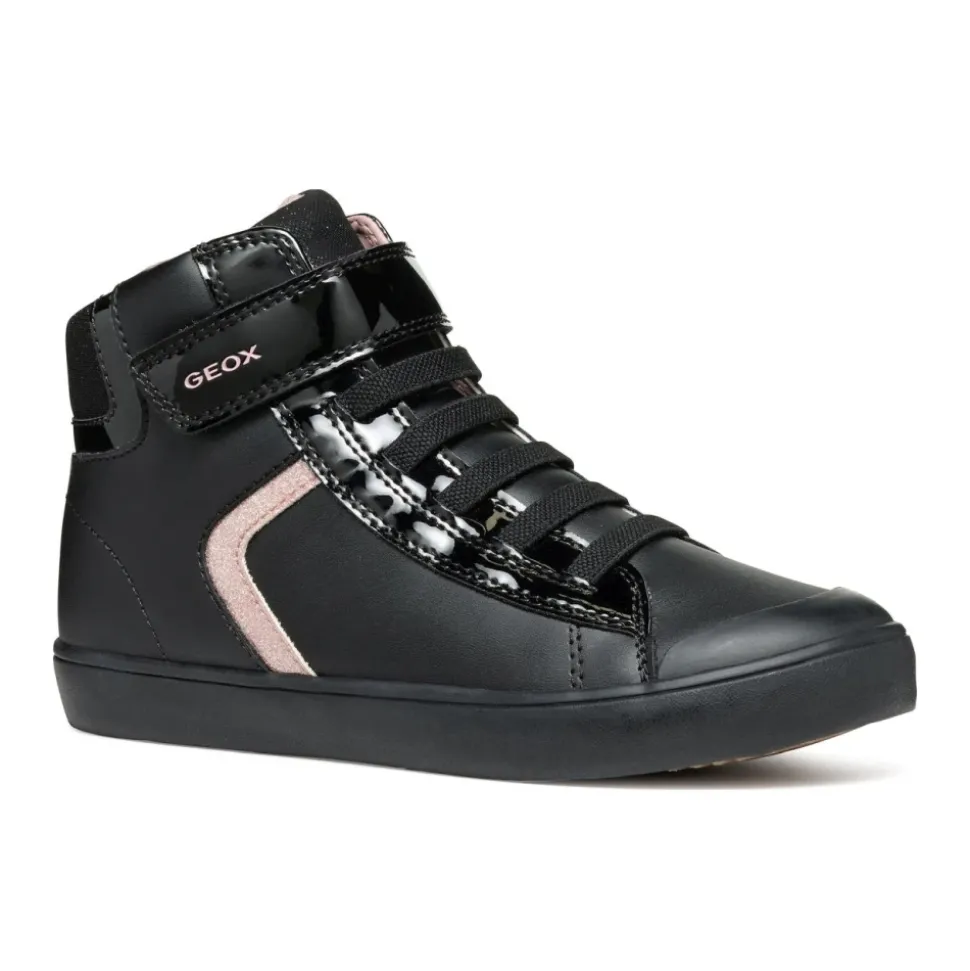 Bottes Enfant Noires Vieux Rose Geox