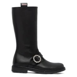 Bottes Hautes avec Boucle en Strass
