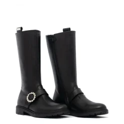 Bottes Hautes avec Boucle en Strass