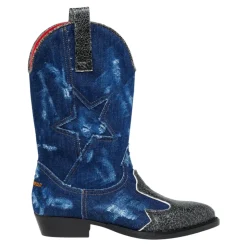 Bottes Texanes Super Star en Denim