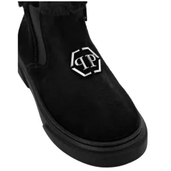 Bottines Ankle en Daim et Shearling Écologique