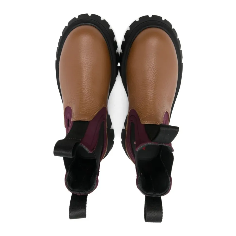 Bottines en cuir