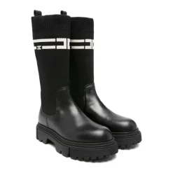 Bottines à enfiler à bout rond