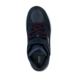 Bottines Perth Bleu Marine Rouge pour Garçons