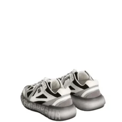 Bounce 12 Nylon and Calfskin Sneakers