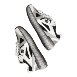Bounce 12 Nylon and Calfskin Sneakers