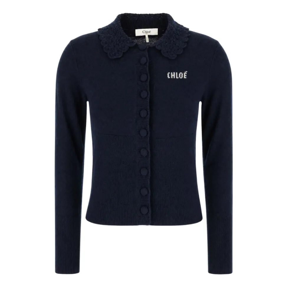 Cardigan ajusté avec logo