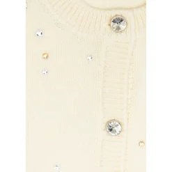 Cardigan avec Cristaux Scintillants