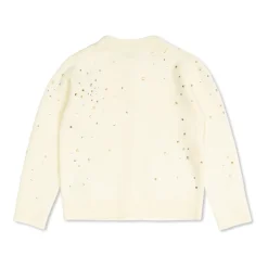 Cardigan avec Cristaux Scintillants